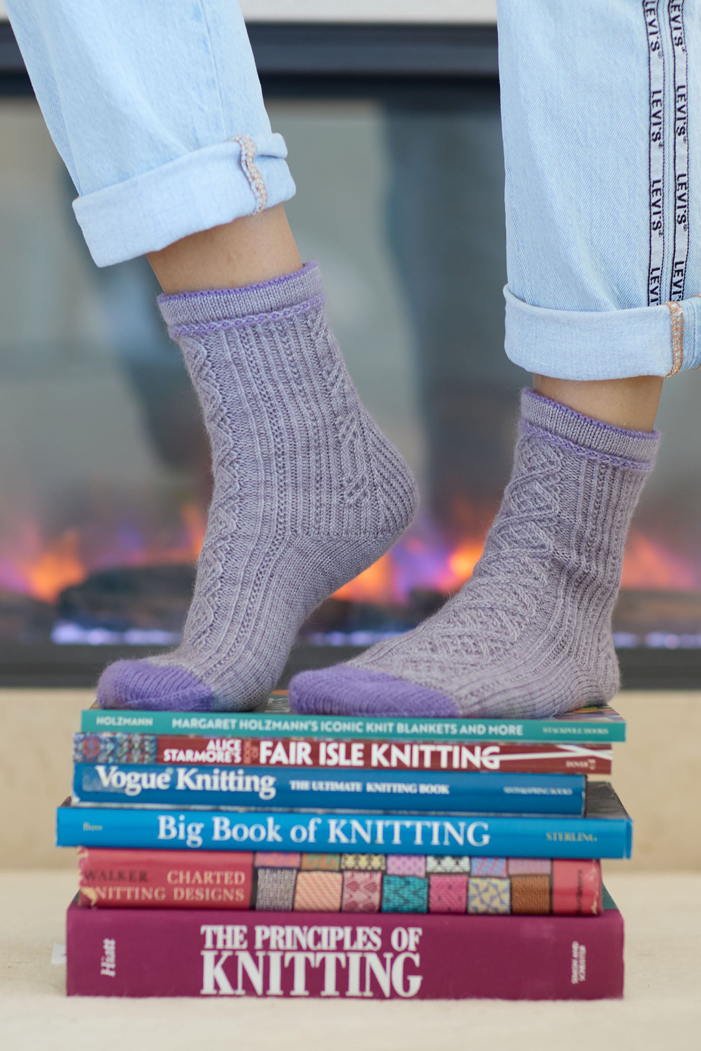 Alpine Spirit Socks Knitting Pattern