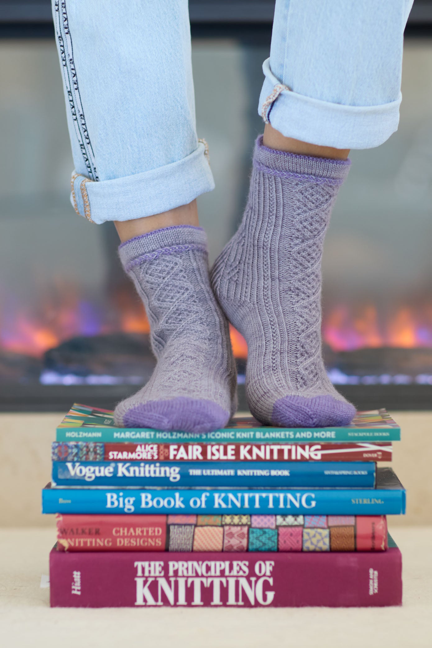 Alpine Spirit Socks Knitting Pattern