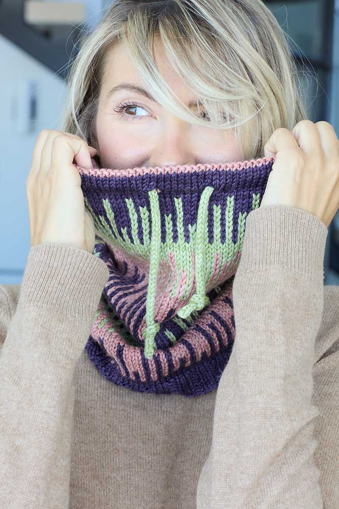 Genome Cowl Knitting Pattern