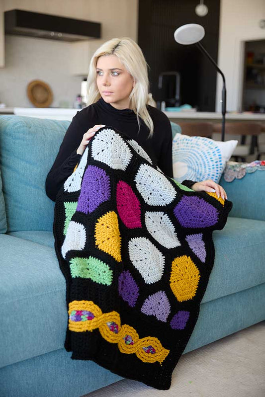 Hooked Together DNA Blanket Crochet Pattern