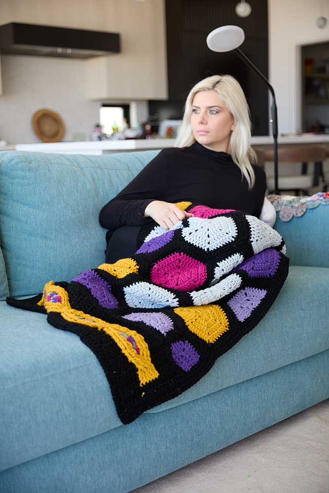 Hooked Together DNA Blanket Crochet Pattern