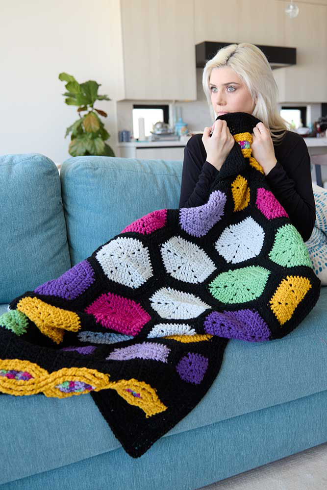Hooked Together DNA Blanket Crochet Pattern