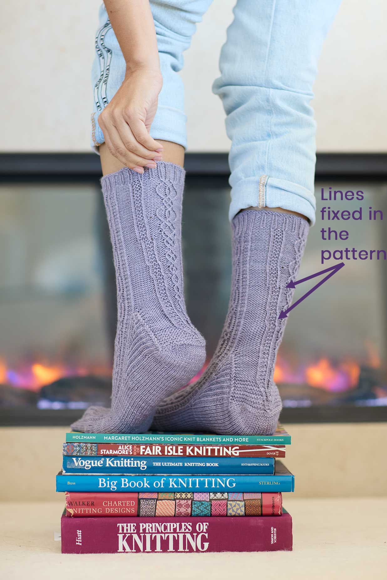 Lorelei Socks Knitting Pattern